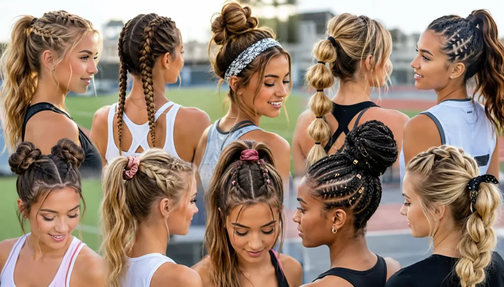collection of cute sport hairstyle