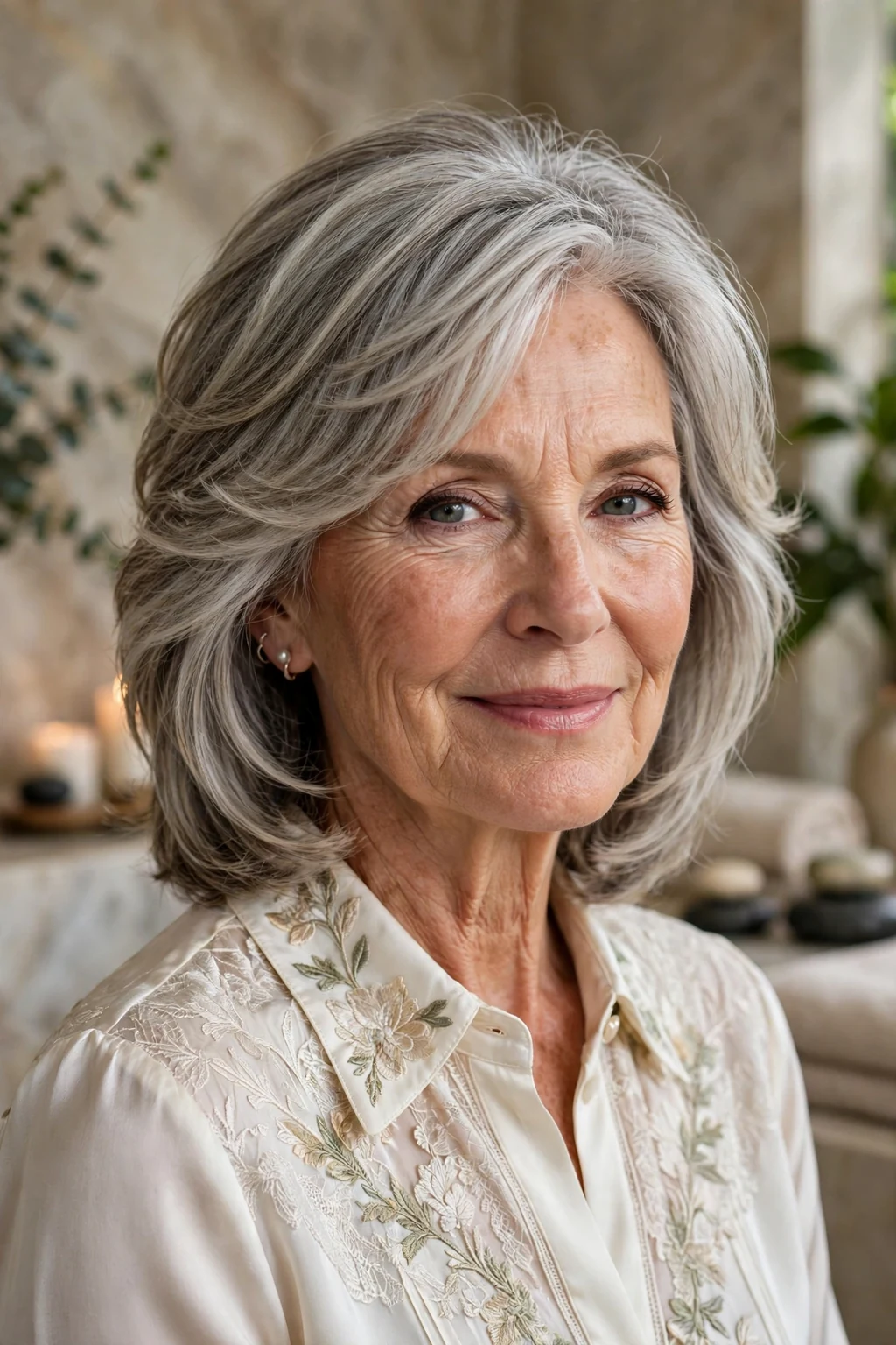 Beautiful older woman with ultimate layers, perfect signature layers, exquisite light.